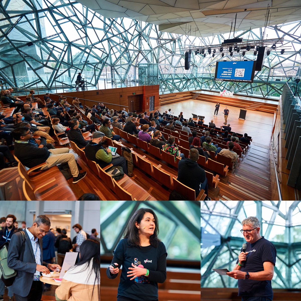 thoughtworks's tweet photo. It’s been another incredible day at #XConfAustralia in Melbourne. Registrations are still open for XConf in Brisbane - don’t miss out: https://t.co/oigf5RAhkL https://t.co/N6lrIe37Xa