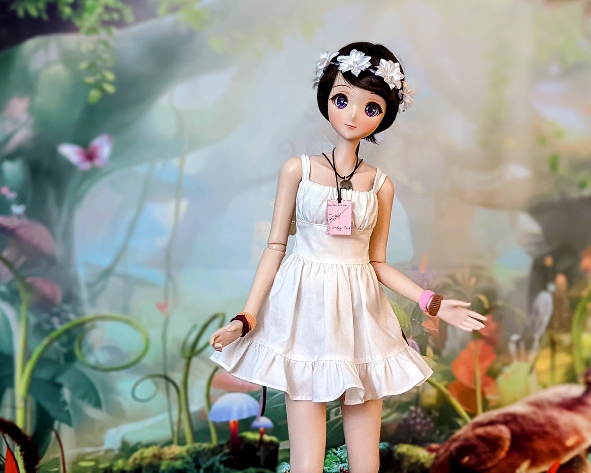rc2agog's tweet photo. Pix!  Elegant.. Graceful.. Charming.. "Whoops!" ..And a good sport! 🤗✨
.
#Pix #SmartDoll #BJD #chaplet #hairwreath #forest #bridge #loveseat #wreath #couch #tub #fairyforest #bathtub #underthesea #diorama #RRBJDExpo #ResinRose #DollExpo @ResinRoseBJD https://t.co/LDgINSqEwZ