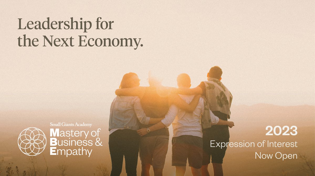 SGAust's tweet photo. Our Mastery of Business &amp; Empathy equips leaders with a renewed and interconnected understanding of leadership.

Interested? Follow the link in to register your interest: https://t.co/MKPnrQVTGW

#Leadership #Impact #BusinessAndEmpathy #RegenerativeLeadership #Wisdom #Action https://t.co/faK0xpM7lB