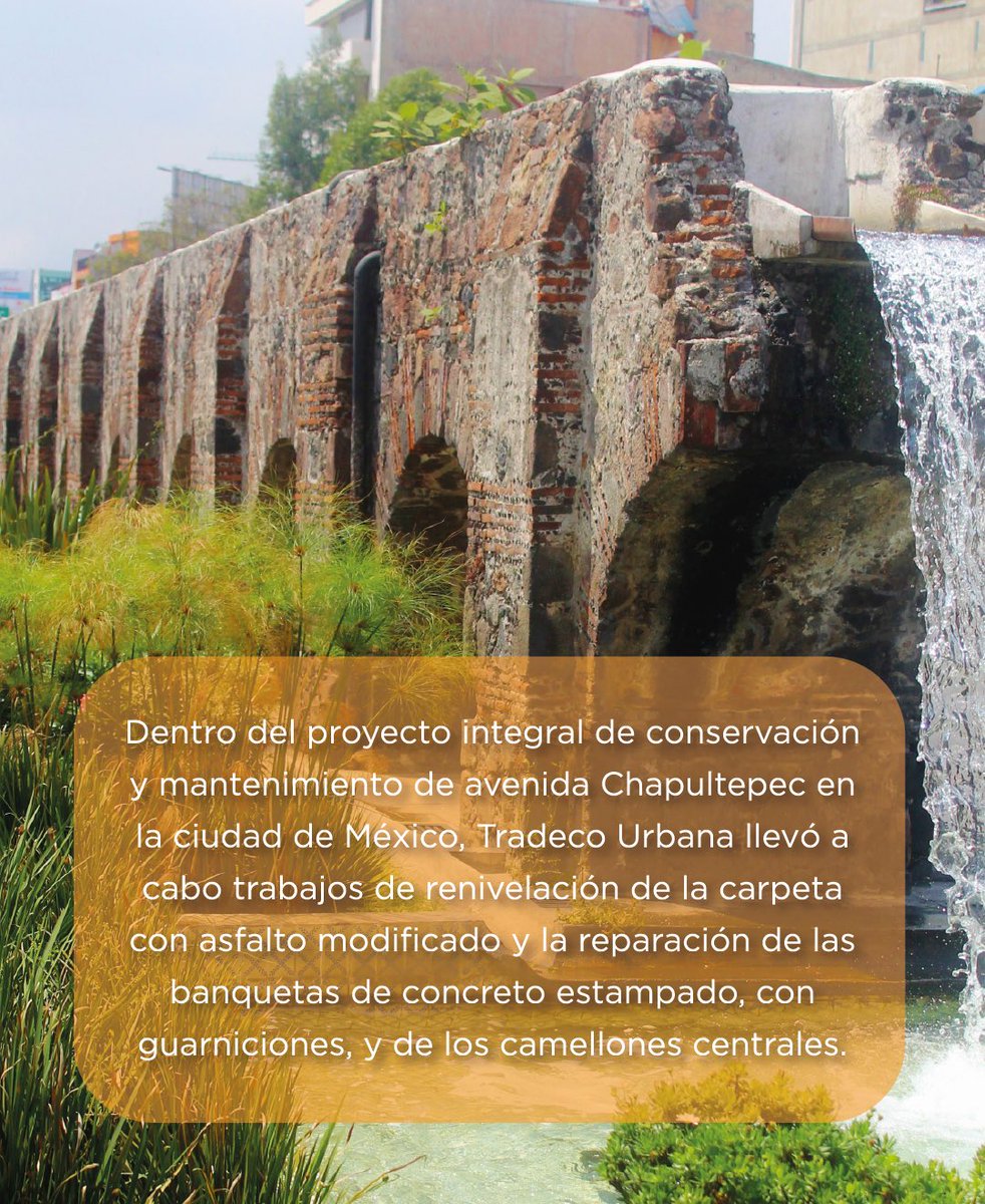 GRUPOTRADECO's tweet photo. Grupo Tradeco llevó a cabo la ejecución del Proyecto Integral de conservación y mantenimiento de avenida Chapultepec en la gran Ciudad de México.
#SomosTradeco #GrupoTradeco #Tradeco #ITECSA https://t.co/PnosVLMbkW