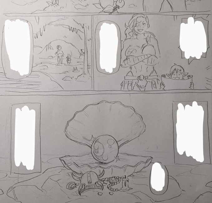 歴戦の女戦士と相棒、二人が今回狙うのは地底湖にある伝説の巨大真珠。 