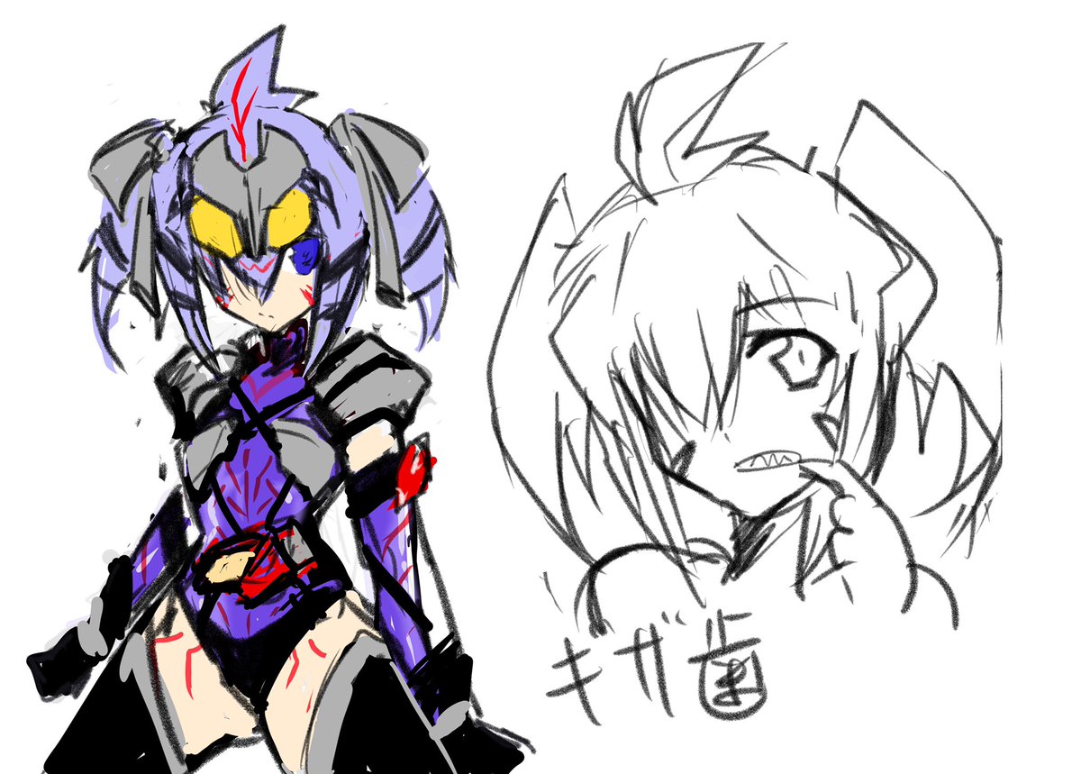 「アマゾンネオ擬人化案① 」|玖〆カズーのイラスト