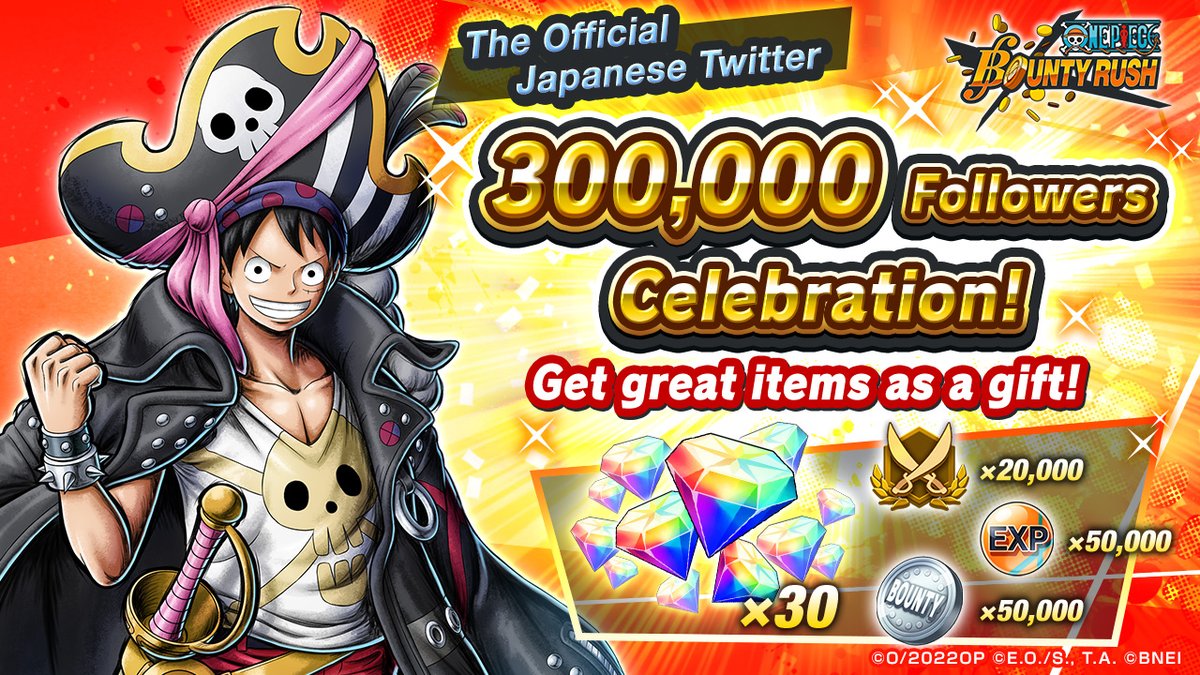 ONE PIECE Bounty Rush on X: 3rd Anniversary Thank You Extreme