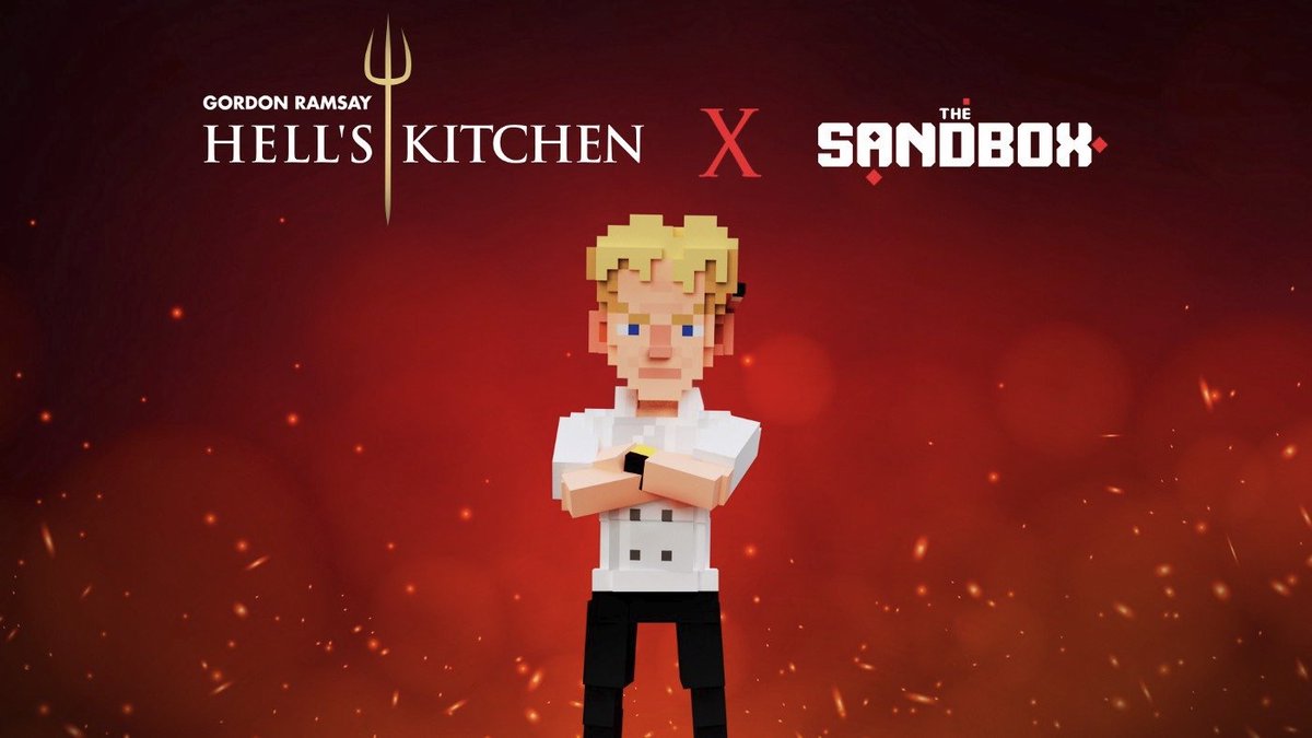 #GordonRamsay ’s Hell’s Kitchen is coming to The #Sandbox #Metaverse. 

https://t.co/nuRMKJM8gr https://t.co/kMiKrogtgQ