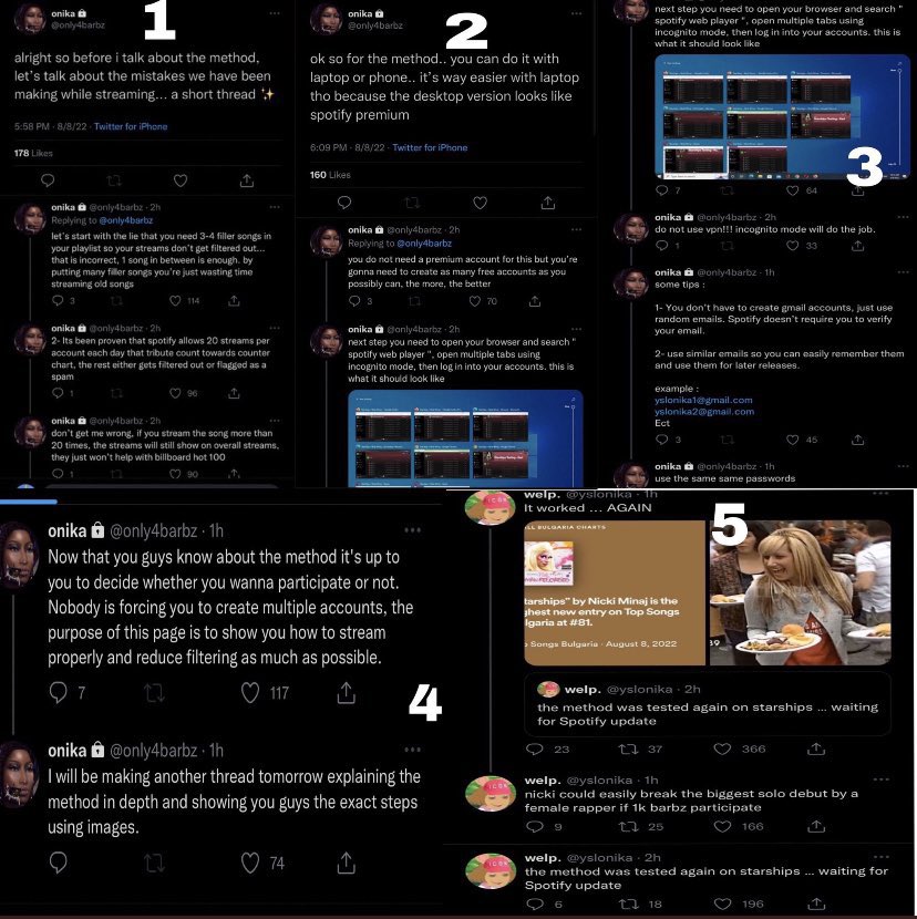 swifttano's tweet photo. @statsofminaj @chartdata @NICKIMINAJ The history in question: 🤣🤣 https://t.co/3uWWSU1mki