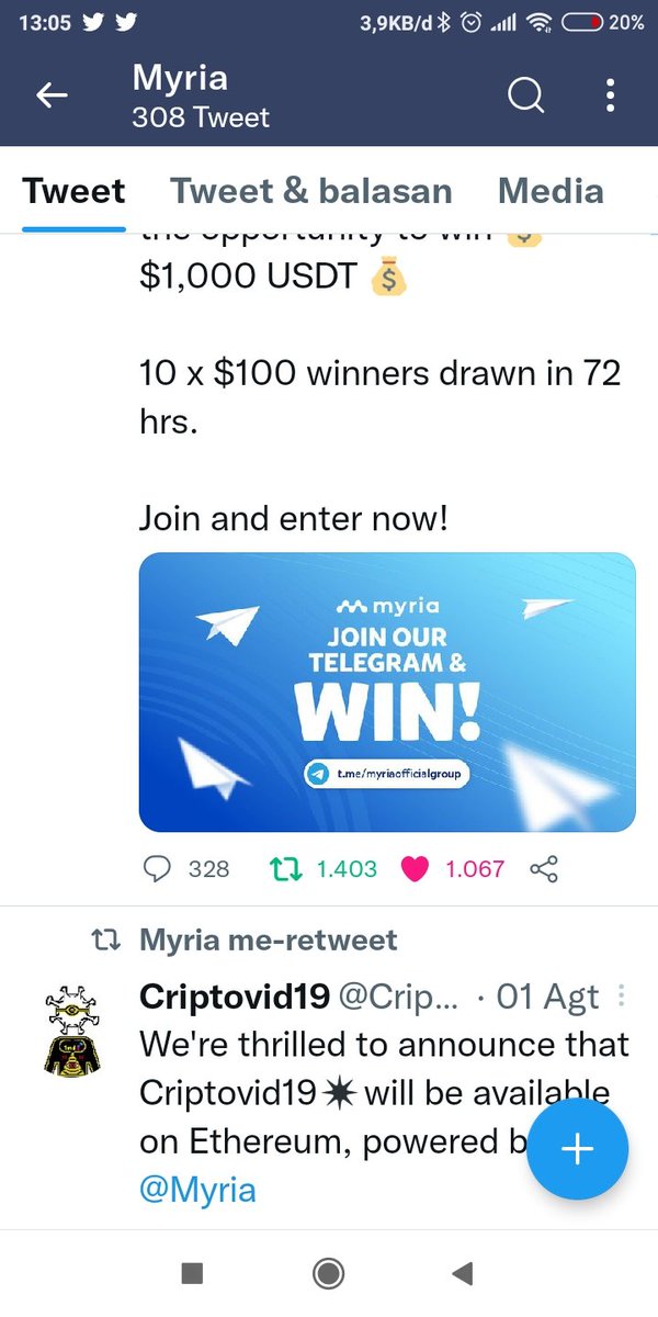 riegomissufe's tweet photo. @MrThunderCrypto @Myria Done https://t.co/4Xu5mywKlr