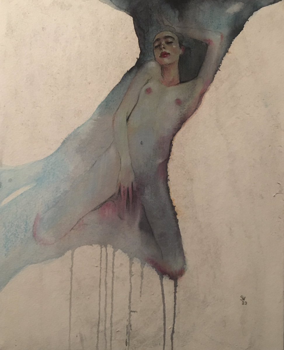 GM😘
Some thing 2022

#nftnude #NFTCommunity 
#NFT #nftarti̇st  #nft  #watercolor  #NFTFamily #Eth #PolygonNFT #WomeninNFTs 
#portrait #Charcoal #drawing #sketch #painting #Artist