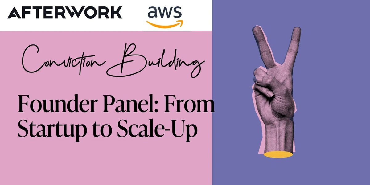 Join <a href="/AfterWorkVC/">AfterWork Ventures</a> for a panel discussion with founders of fast scaling companies to hear all about the highlights, low lights, pain points and advice they have for other founders on the path to scale. buff.ly/3C602jr