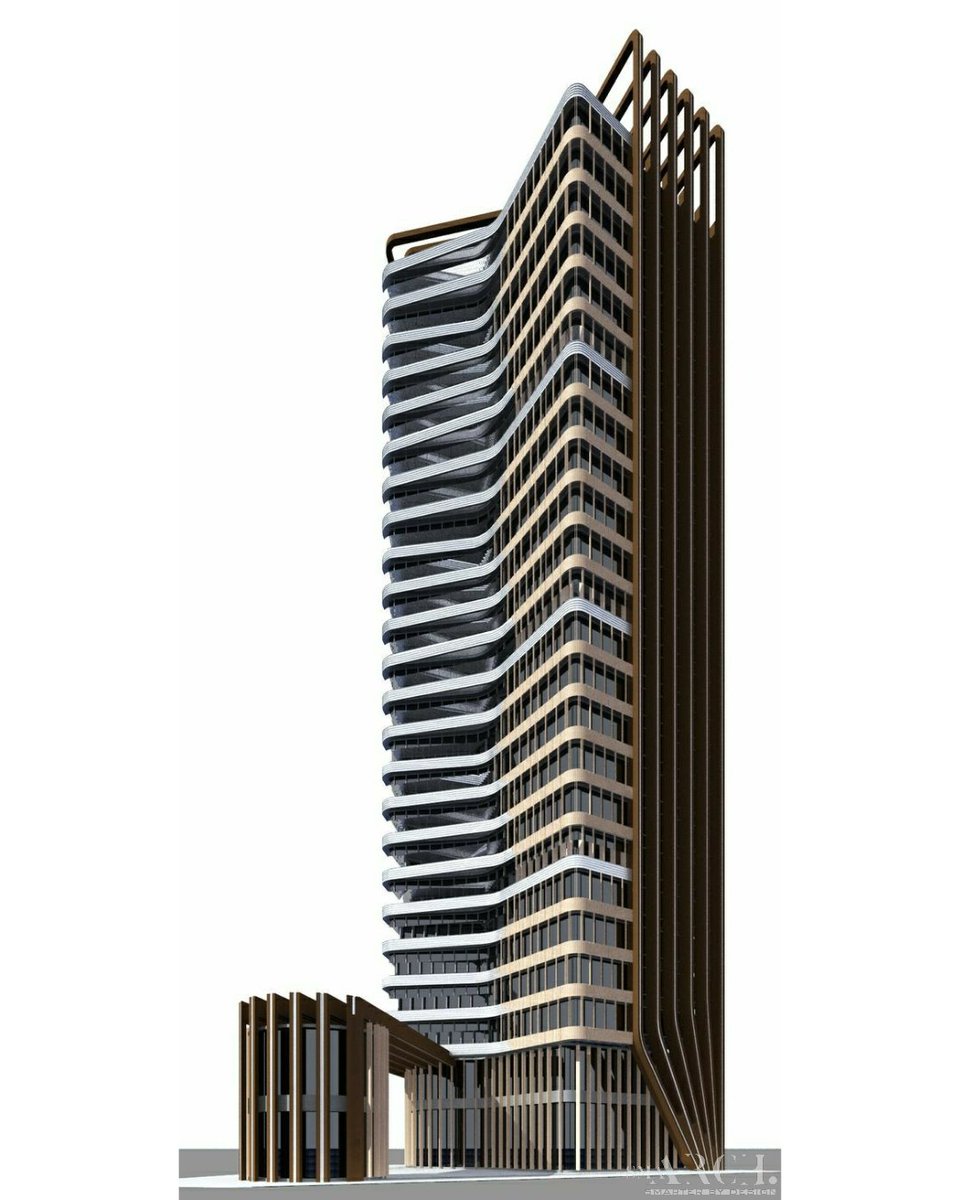 smaarch_designs's tweet photo. SLIMSCRAPER ... Planned on a corner plot this 27-storeyed skyscraper in South Mumbai has apartments with wavy decks overlooking the eastern waterfront of Mumbai with parking and recreational facilities at the lower levels @Buildofy @DesignDekko @ArchDaily @architectmag https://t.co/b76aNsU1hW