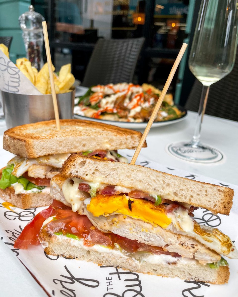 Keep calm &amp; eat a sandwich 🥪⁠
⁠
Our fave is the CBLTE 🤤⁠
Grilled chicken breast, Irish bacon, lettuce, beef⁠
tomato, fried egg &amp; parmesan scallion mayo on toasted⁠
sourdough bread⁠
⁠
#sandwich #sandwiches #lunch #lunchideas #lunchinspo #food