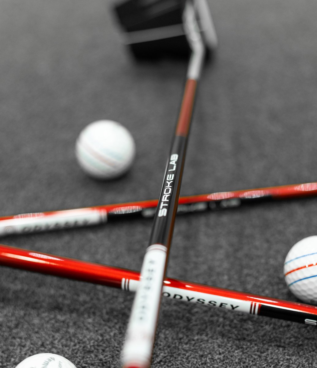 OdysseyGolfTour's tweet photo. Ever wonder why you're seeing SO MANY red shafts on Tour⁉️ Because the best players in the world trust our #StrokeLab technology to deliver more consistent launch conditions and ball speed, allowing them to perform better on the greens.
#Odyssey | #1PutterOnTour | #1PutterInGolf https://t.co/r7MUmnjvow