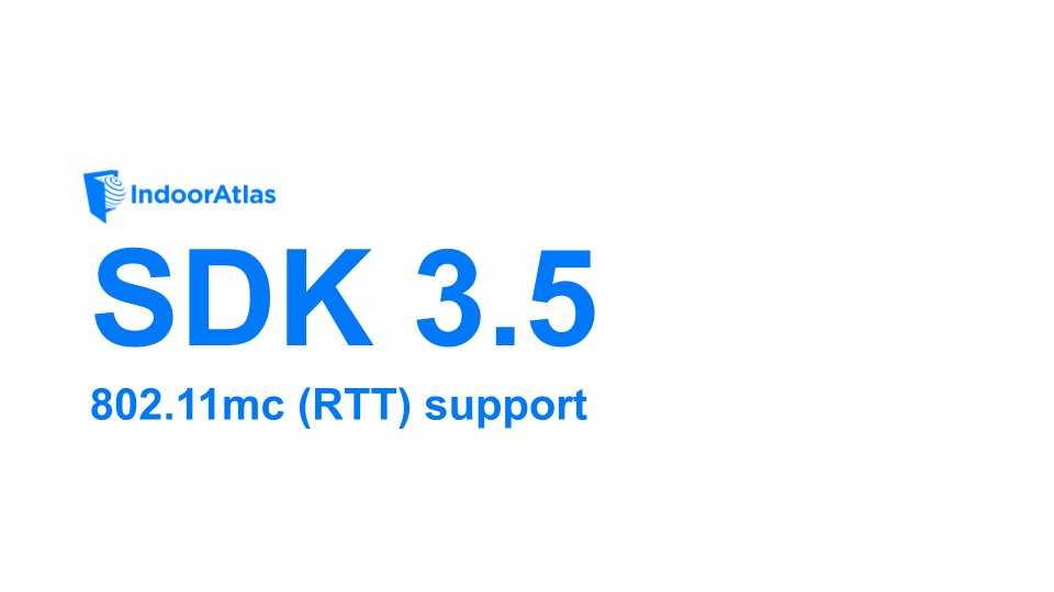 IndoorAtlas SDK 3.5 is now available for our developers. The new SDK introduces built-in support for 802.11mc Wi-Fi Round Trip Time (Wi-Fi RTT) and data API, and enables indoor positioning deployments without fingerprinting. Learn more at indooratlas.com/blog/sdk-3-5-r…