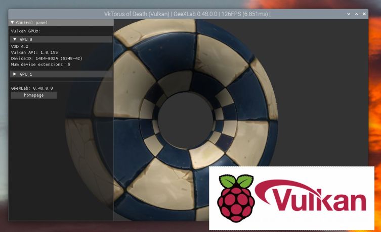 GeeXLab's tweet photo. (Tested) Raspberry Pi 4 and Vulkan: It Works! https://t.co/csERbEueI1 #vulkanAPI #raspberrypi #GeeXLab https://t.co/0U69u9jrqx