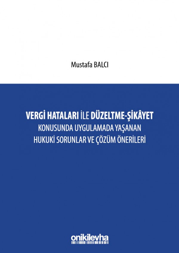 Mustafa BALCI (@mustafa_balci78) on Twitter photo 1- KAVUŞMA VAKTİ...
350 sayfadan oluşan "Vergi Hataları ile Düzeltme-Şikâyet Konusunda Uygulamada Yaşanan Hukuki Sorunlar ve Çözüm Önerileri" kitabımız On İki Levha Yayıncılık <a href="/onikilevha/">On İki Levha Yayıncılık</a> tarafından basım süreci başlamış olup, 1- KAVUŞMA VAKTİ...
350 sayfadan oluşan "Vergi Hataları ile Düzeltme-Şikâyet Konusunda Uygulamada Yaşanan Hukuki Sorunlar ve Çözüm Önerileri" kitabımız On İki Levha Yayıncılık <a href="/onikilevha/">On İki Levha Yayıncılık</a> tarafından basım süreci başlamış olup,