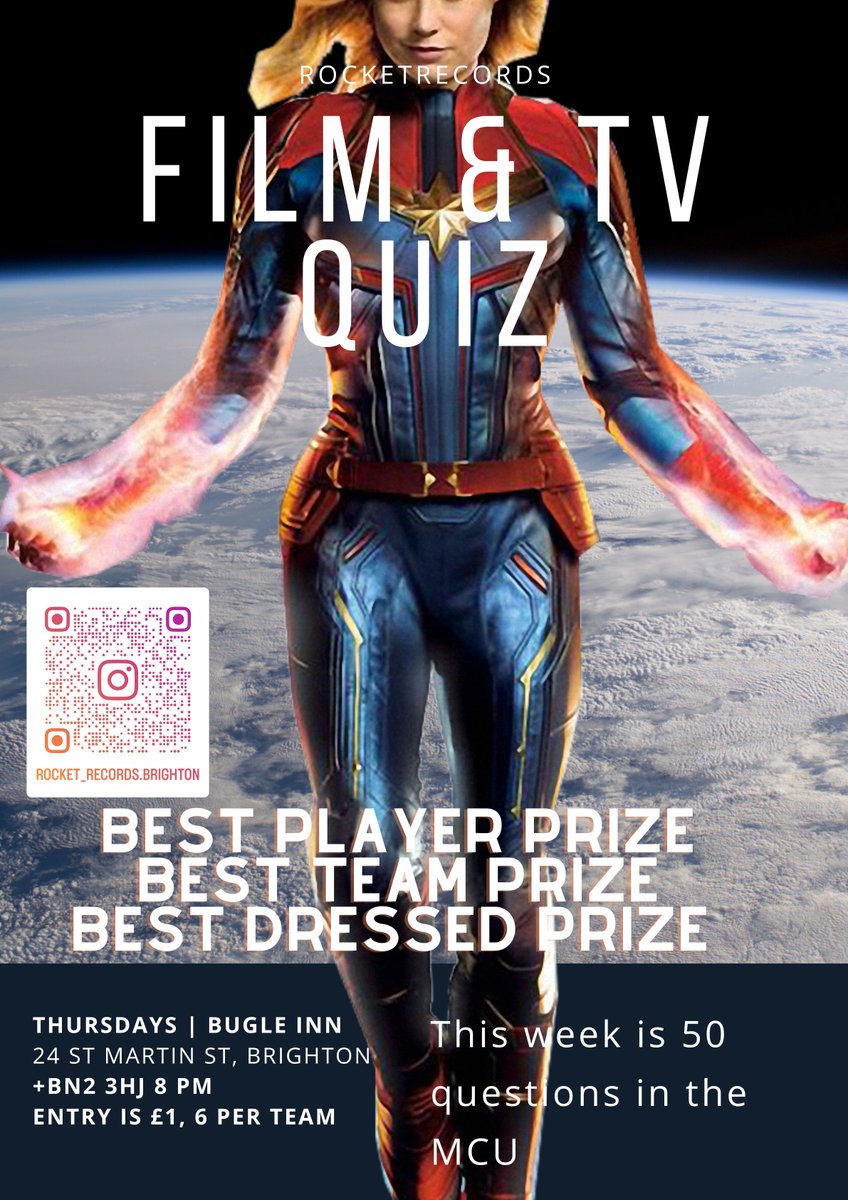 come to our #quiz at the bugle. tonight is all about Marvel.
fb.me/e/3I4JWTFRj