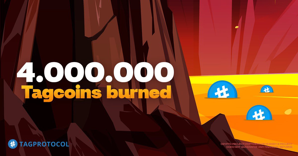 tagprotocol's tweet image. 4 mln $TAG 
We will miss you 🔥🔥🔥🔥🔥🔥😏

#burning #Coins #DAO #blockchain #egold #nft #NFTProject #ANFTProject #anft #mining #performance