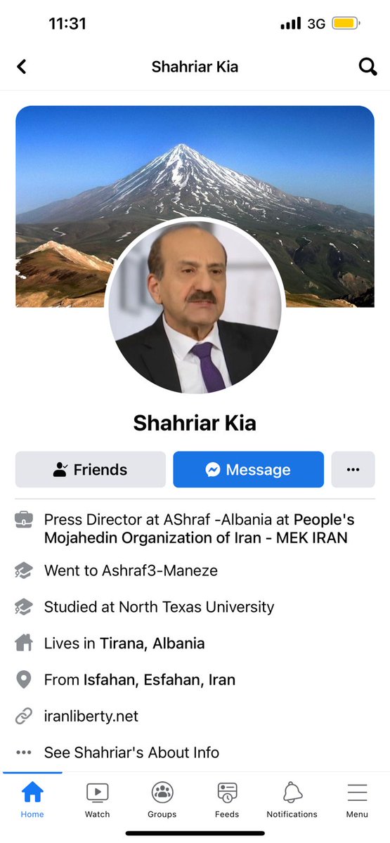 OlsiJ's tweet photo. This is Shahriar Kia, chief propagandist of @Maryam_Rajavi in Albania. Shahriar is the guy in charge of buying journalists. Shahriar works with Altin Kreka and Sokol Balla of Top Channel. Once their fake news is published by Top Channel they distribute the news with other media. https://t.co/4ETRCaCbj5