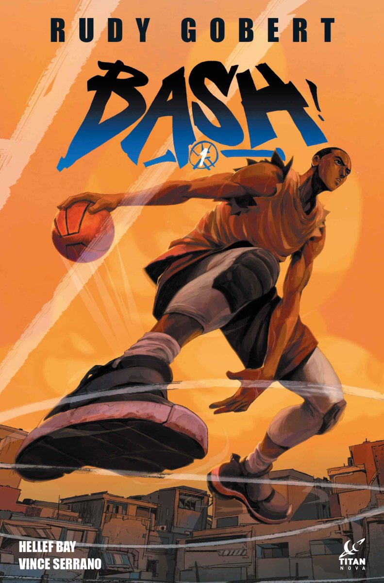 ComicsTitan's tweet photo. BREAKING! Titan Comics are teaming up with four-time @NBAAllStar player @rudygobert27 for BASH! - a young-adult graphic novel which will take readers on a thrilling basketball journey across the cosmos.
 
On sale Feb 2023.
 
US: https://t.co/4GVSaTBd4L
UK: https://t.co/dGRjD9nv19 https://t.co/agyOnVH2gj