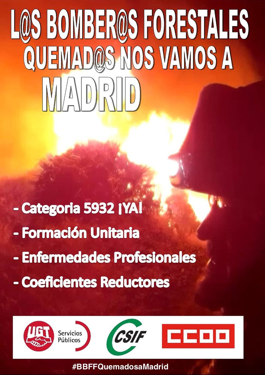 AmayaUgt's tweet photo. Hoy es el día mundial de la prevención de incendios forestales, que mejor día para agradecer a todos/as los #BBFF que luchar contra los #IF a diario.
#NosVamosaMadrid
#DíaMundialdelaPrevencióndeIncendiosForestales
@AndaluciaAMAyA @Plan_INFOCA @UGT_SPANDALUCIA https://t.co/DfHGBLGpys