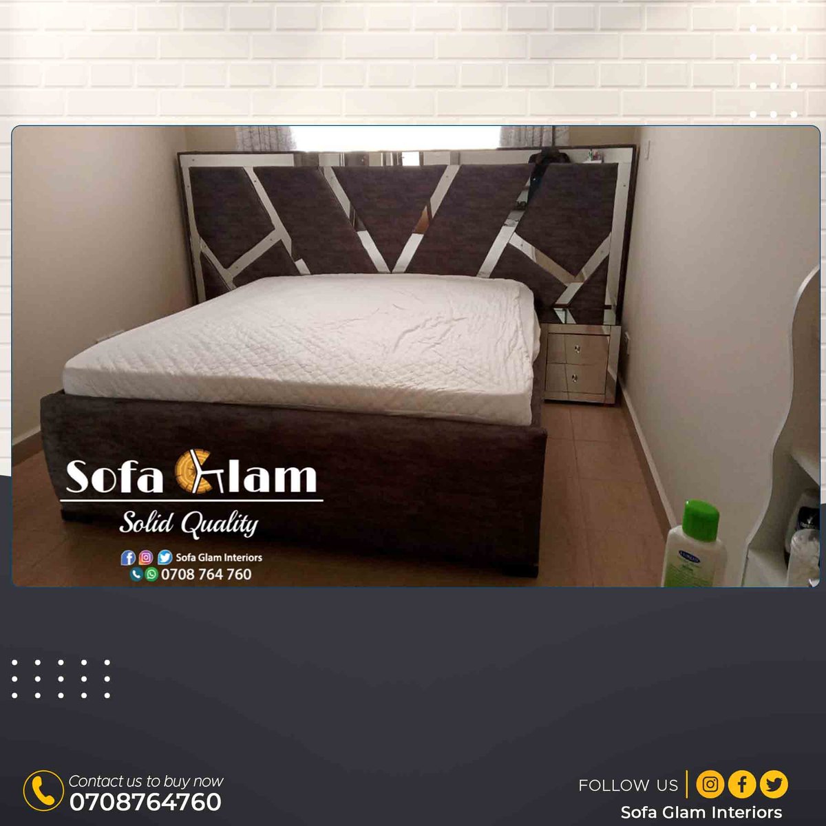 SofaGlam's tweet photo. A really glamorous bed. Affordable rates. Solid Quality.
#SofaGlamInteriors | Alfred Mutua | Supreme Court | | President Ruto | Wafula Chebukati | maina kiai | #kikuyus | Luos | Wetangula | Stealing | Aoko | Maths | Mombasa https://t.co/zmQENoawEy
