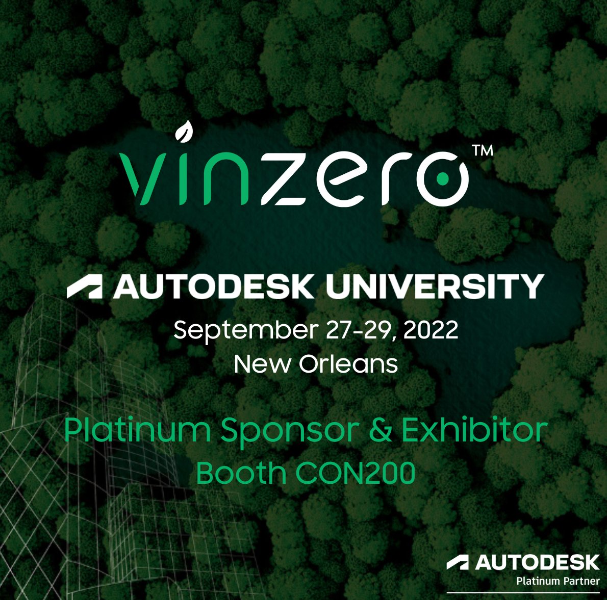 arkanceuk's tweet photo. We’re thrilled to be a Platinum Sponsor and exhibitor at @autodesku. Visit us at 𝗯𝗼𝗼𝘁𝗵 𝗖𝗢𝗡𝟮𝟬𝟬 to learn more about partnering with @VinZeroNews on the path to net zero.
To register: https://t.co/coYcP77kDY
#Autodesk #AutodeskUniversity2022 #VinZeroThinkFuture #NetZero https://t.co/uXjOPoevL7