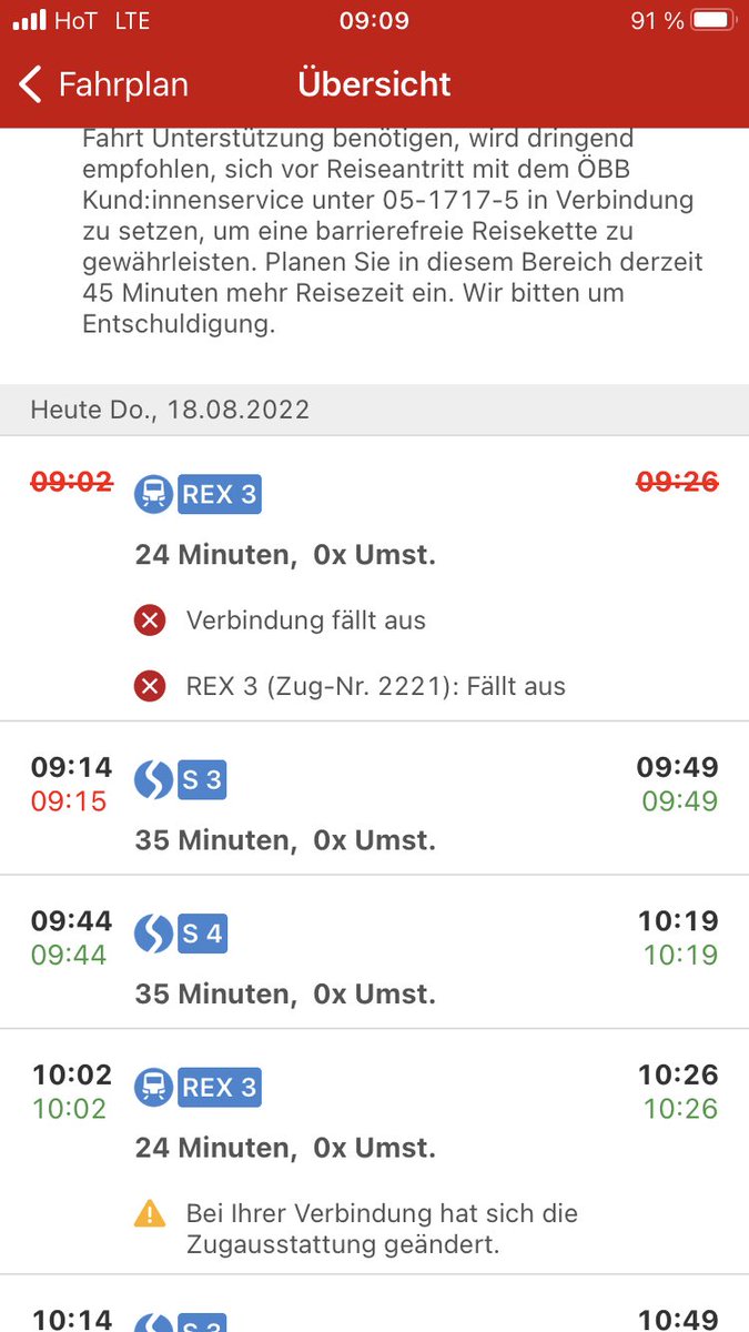 robehode's tweet photo. Liebe @unsereOEBB 
Soll ich euch in Zukunft schreiben, wenn ich eine Zugfahrt buche? Dann könnt ihr für diesen Zeitraum schon mal präventiv Techniker, Busse oder Ähnliches bereitstellen, denn die Verspätung ist dann garantiert. Langsam nehme ich es echt persönlich https://t.co/6sEqK7Woix