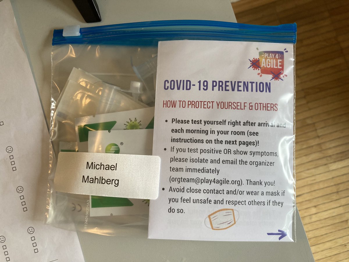 I really love the responsible way the Play 4 Agile organizers handle the pandemic situation! ❤️ 
#p4a22