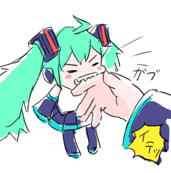 やさしくあつかってね¶(⁄=˅̮=∖)⁋ 