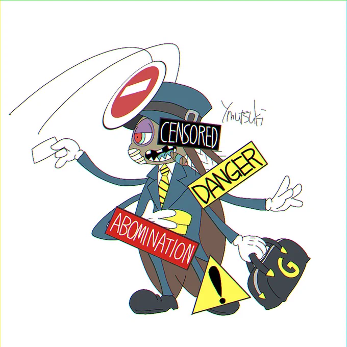名前を言ってはいけないあの虫#CupheadOC#CentipedeCompany 