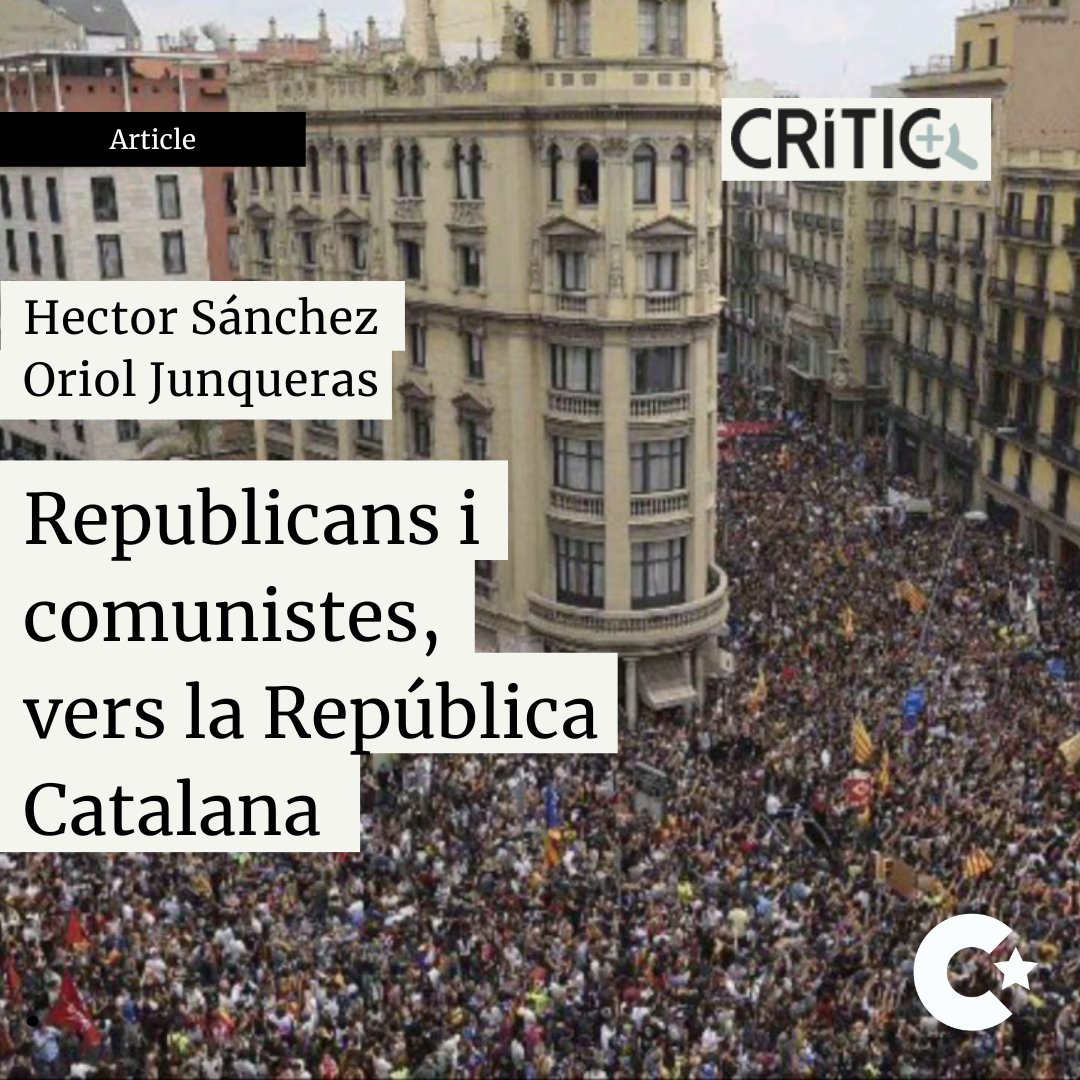 comunistes's tweet photo. 🤝 Republicans i comunistes, vers la República Catalana

✒️ Un article a quatre mans entre @HSanchezMira i Oriol @junqueras 

https://t.co/dQ8qHTjaxJ https://t.co/d5WzsTNTc2