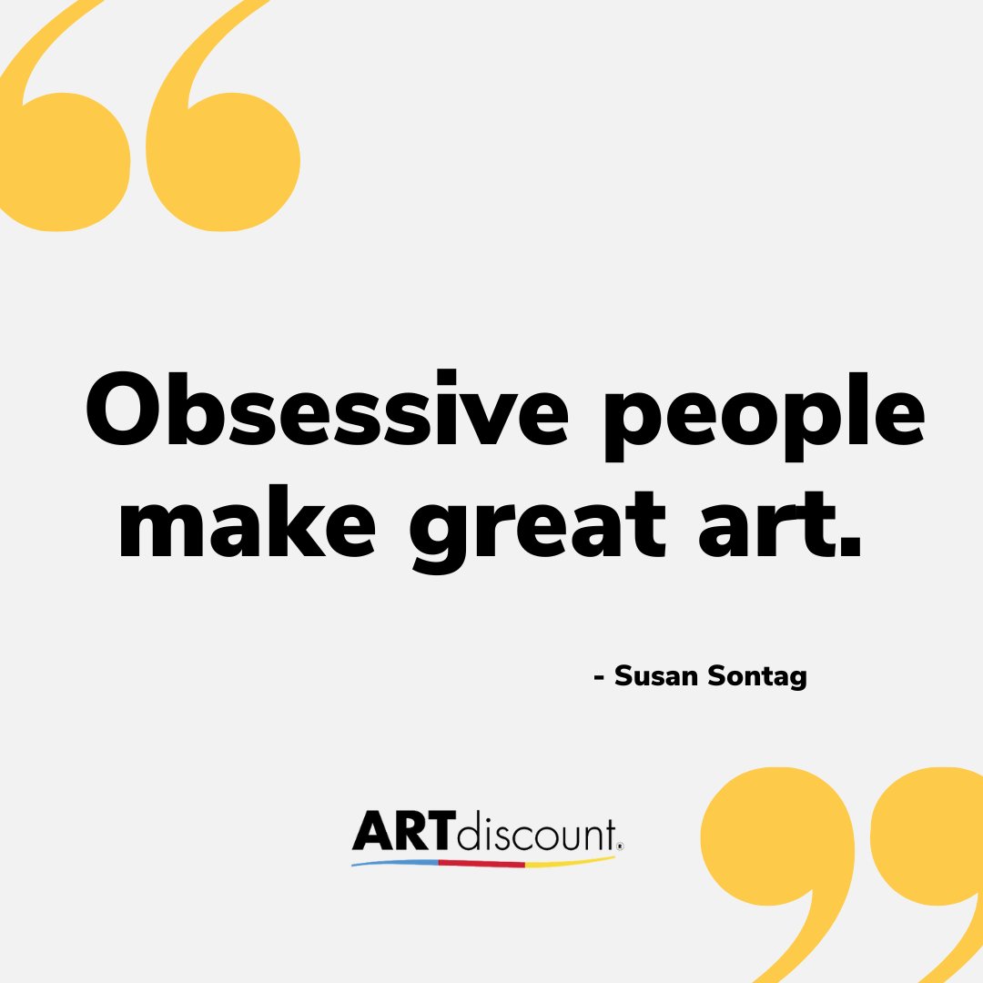 Are you obsessed? #ARTdiscount #art #obsessedwithart #colouringthenation #mondaymotivation #artists #supportingartists #inspiringquotes