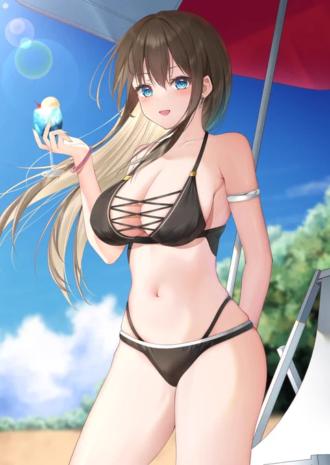 #夏休みはフォロワーさんが増える やっぱり水着でしょ 