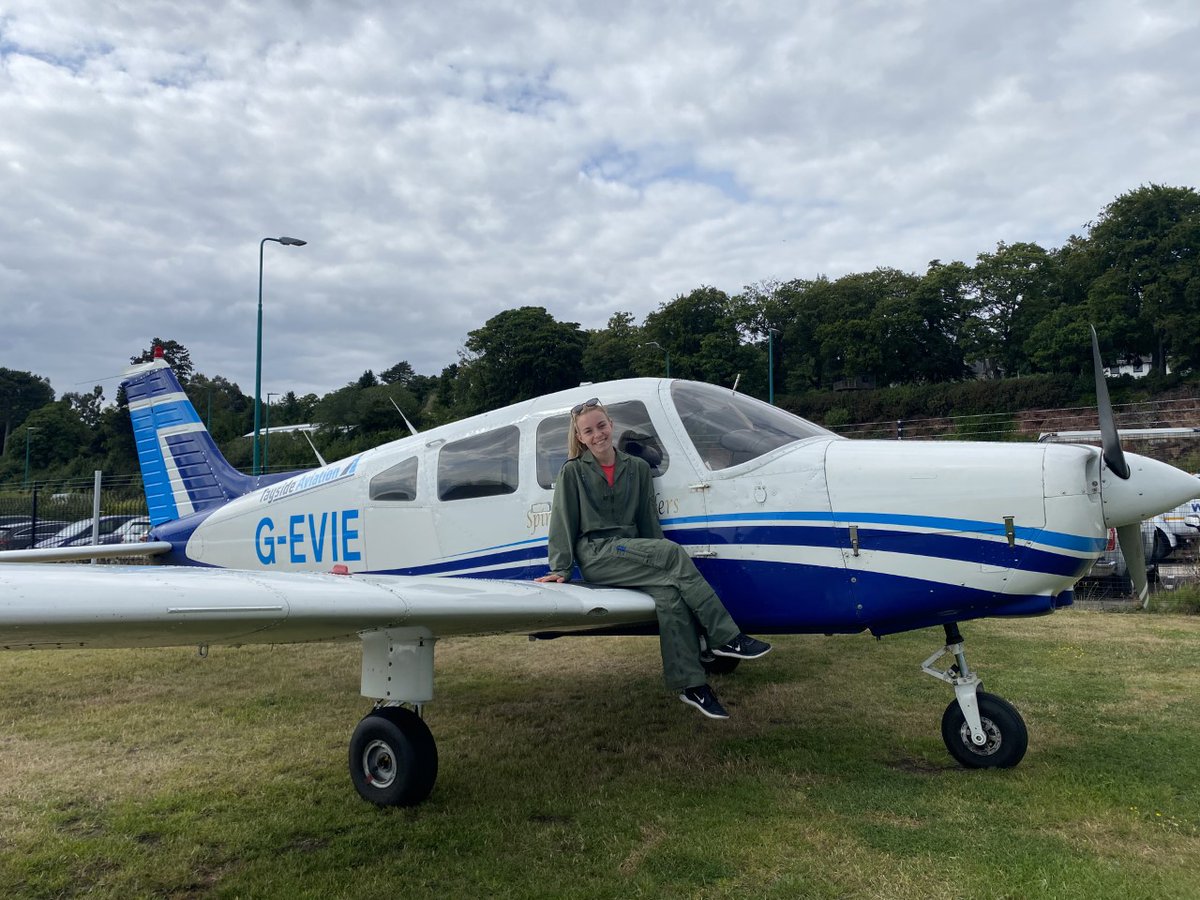 Congratulations Head Girl Harriet Gaskin on your 2 As and an A* and who is off to the <a href="/RoyalAirForce/">Royal Air Force</a> ! Here she is on her first solo flight this summer! #AlevelResultsDay2022