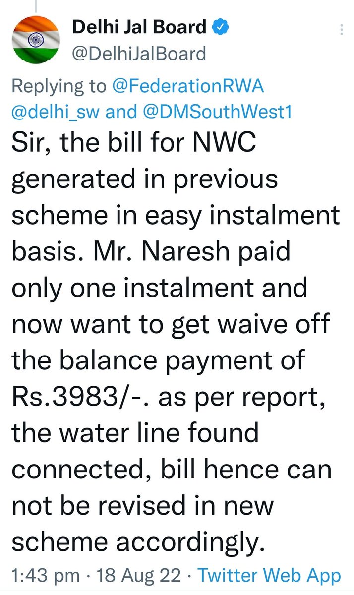 Federation Of Vikas Nagar RWA tweet media