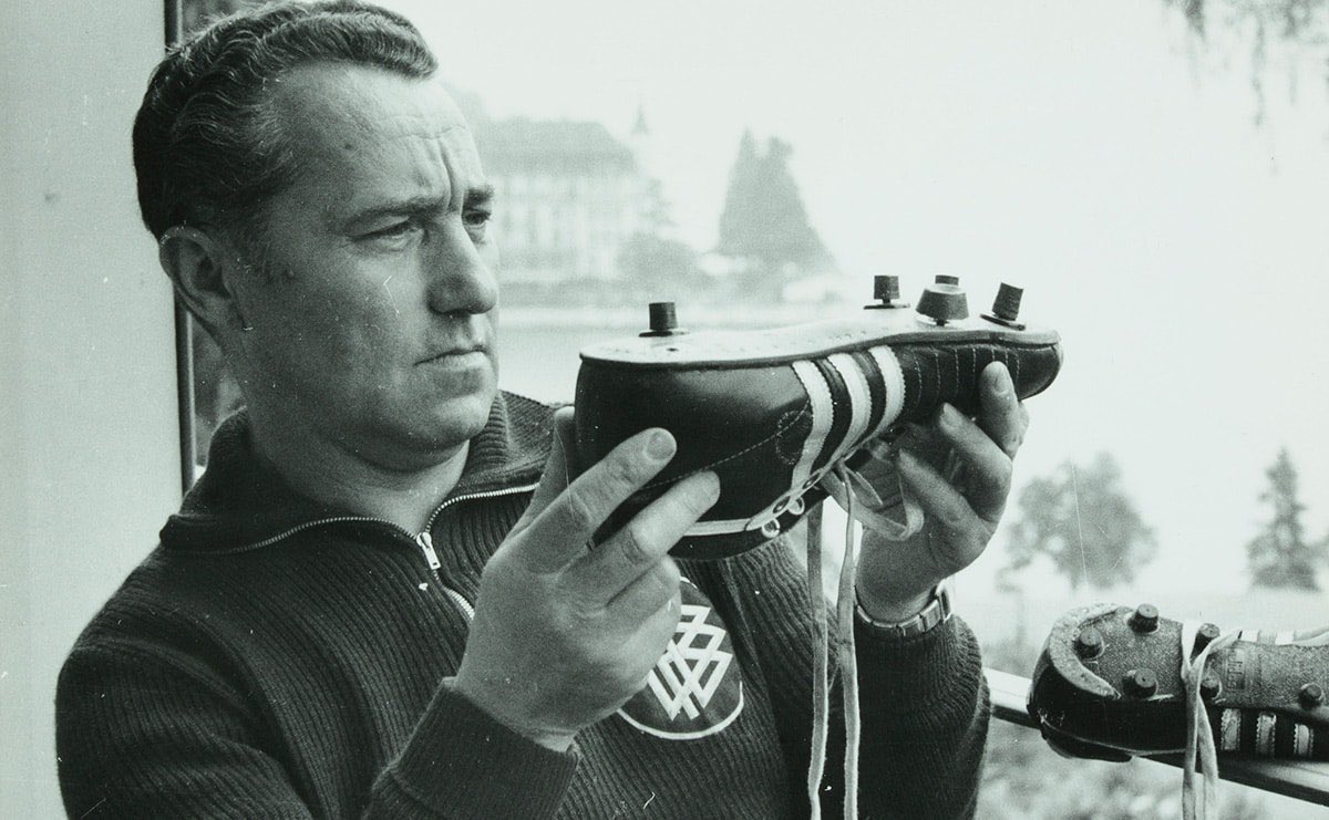 JonErlichman's tweet photo. On this day in 1949: Adidas founded. 

The name comes from its founder, Adolf (“Adi”) Dassler (“das”). https://t.co/NM5uzpu4bT