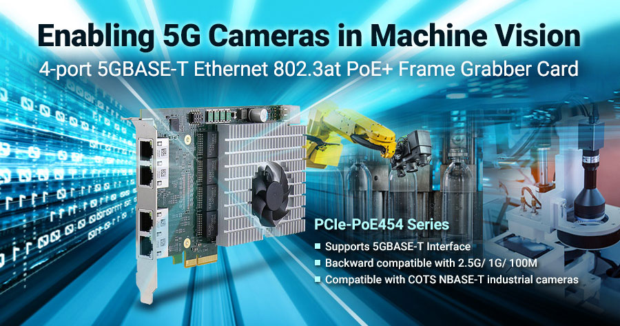neousys's tweet photo. The #Neousys PCIe-PoE454 #framegrabber card comes with #802_3at #PoE+ capability to enable multiple high-resolution #5Gcameras for advanced machine vision applications.
☑️ https://t.co/IXZTQiKwG5 https://t.co/V066mAQjt8