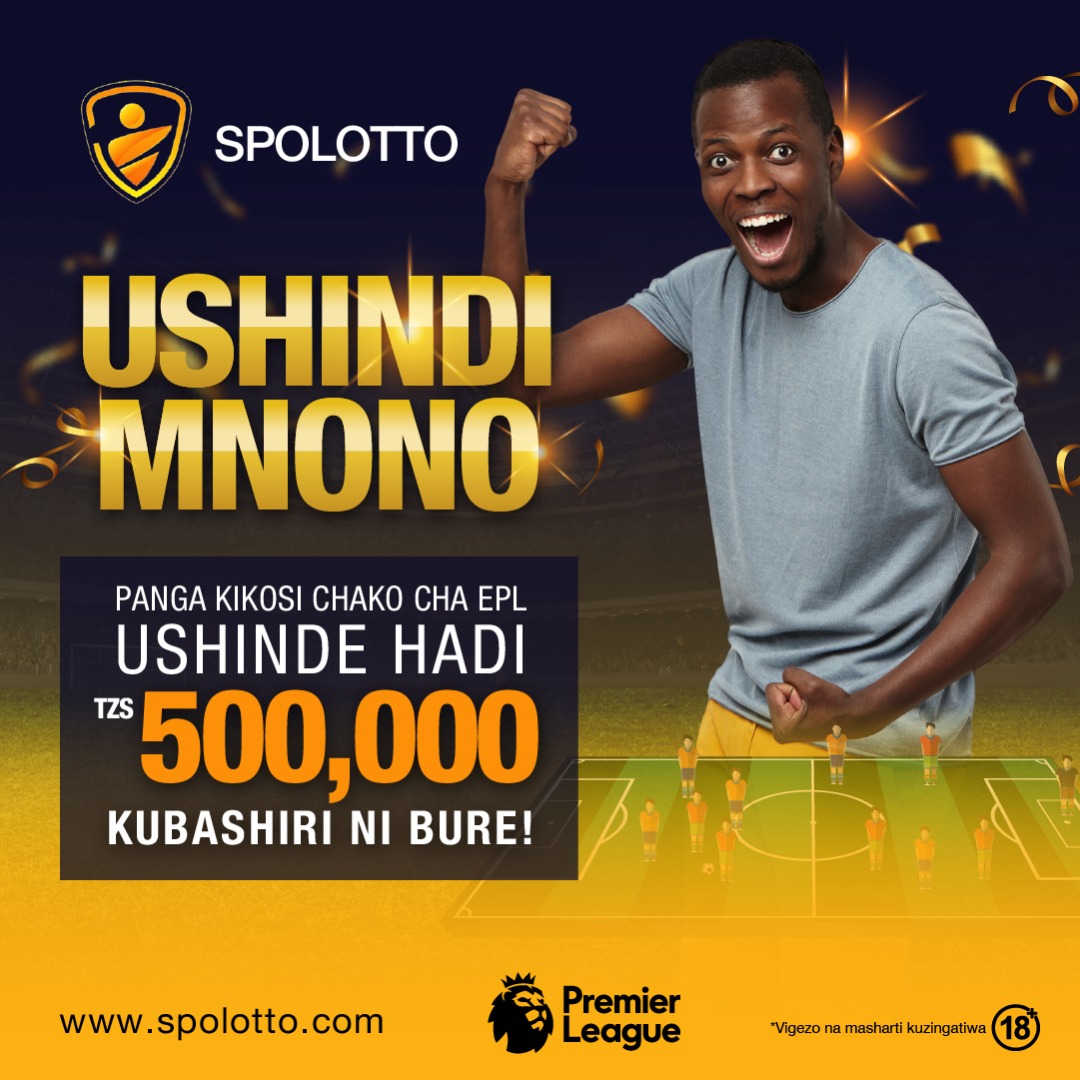 McinikaWaLamar's tweet photo. Habari njema! Mchezo wa Spolotto umeingia rasmi Tanzania. Shinda mshiko Mnono kirahisi. Panga kikosi chako kila wiki cha ligi kuu ya EPL USHINDE hadi 500,000. Bashiri BURE bila dau.  
Follow: @spolottoafrica

#SpotollotoAfrica #mchongonispolotto #spotlottoinTanzania #Influensatz https://t.co/qOtXDnzFsg