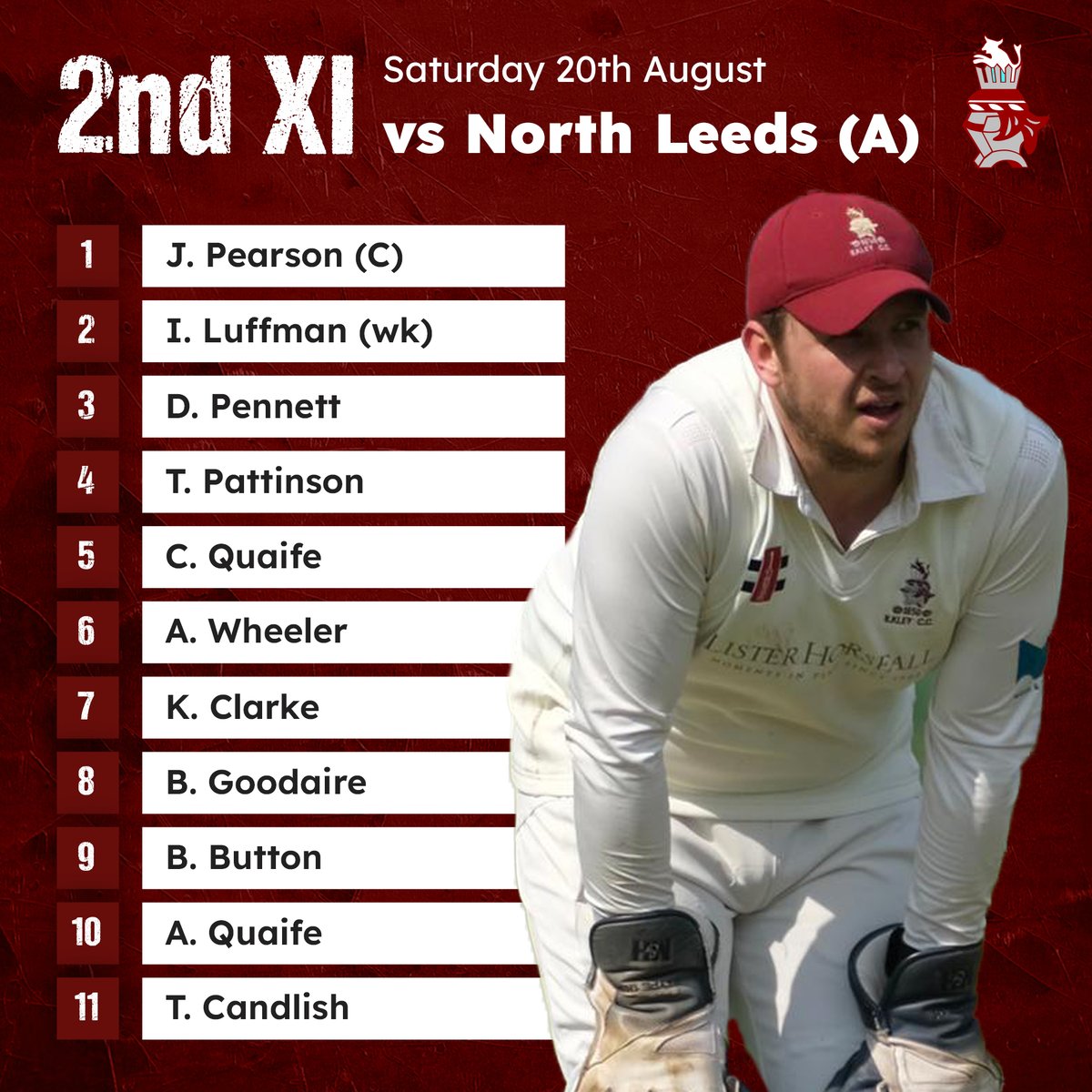 IlkleyCC's tweet photo. 🏏 THIS WEEK'S TEAMS

1st XI vs @HallParkCC 
 
2nd XI vs @NorthLeedsCC1 

3rd XI vs @AdelCricket 
 
Come on the ICC!

Use these teams to make your Fantasy Cricket selections wisely… 

#ICC #IlkleyCC #Ilkley #AireWharfe #Cricket #ICCTWD #CricketSeason https://t.co/UeviKB8zeS
