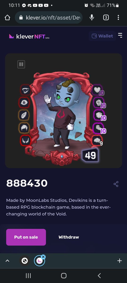 sammykingsworld's tweet photo. Pur your hand up if you're ready for the next @devikins_game update!
Things are getting ๐ฅ and in less than 7 hours @snsjr
What are you excited about the most?
#dvk #devikinsgame #moonlabs #klever #ingamemarketplace #crypto #bravo https://t.co/PUBfD1c2XV