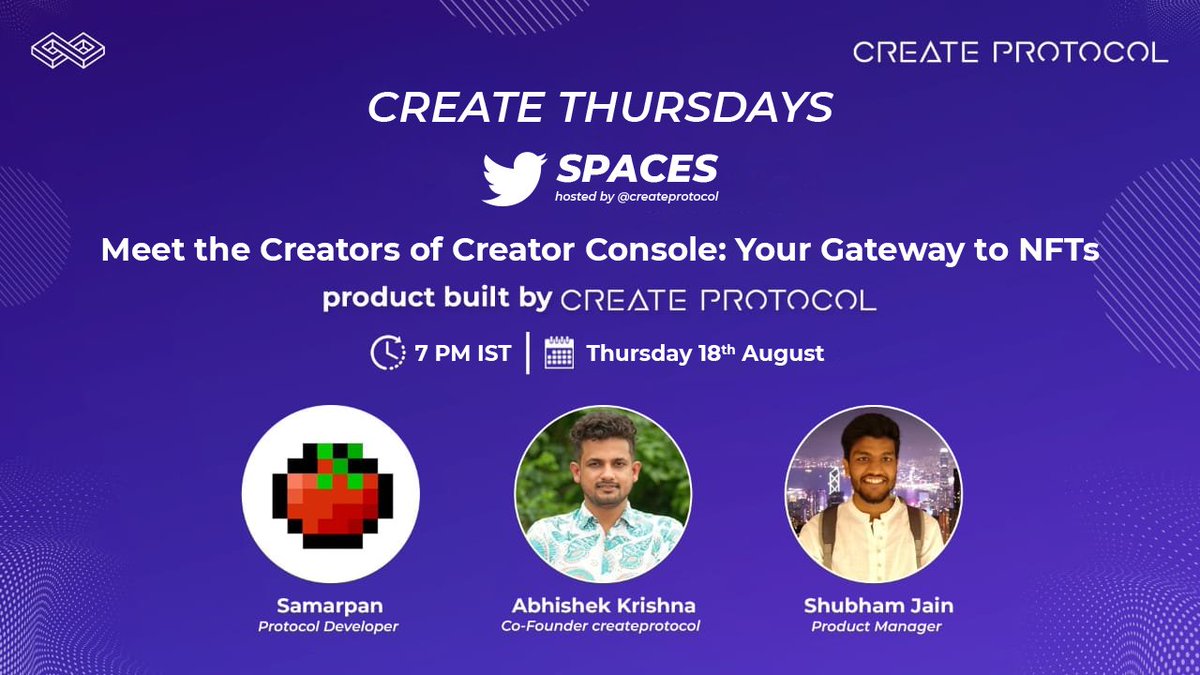 CreateProtocol's tweet image. Hi peeps, 

Do you know that #CreatorConsole enables you to create and deploy your NFTs in mere 10 mins? 

You don&apos;t need a developer to put out your NFTs anymore. Console will do the job for you! 

#creatoreconomy