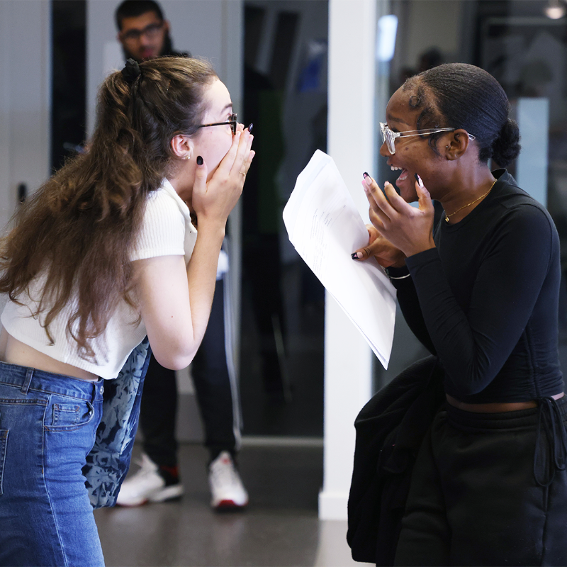 SpursOfficial's tweet photo. 🙌 It's another set of outstanding A-level results for students at @LaeTottenham - the Club-sponsored Sixth Form college based on the @SpursStadium campus 💙