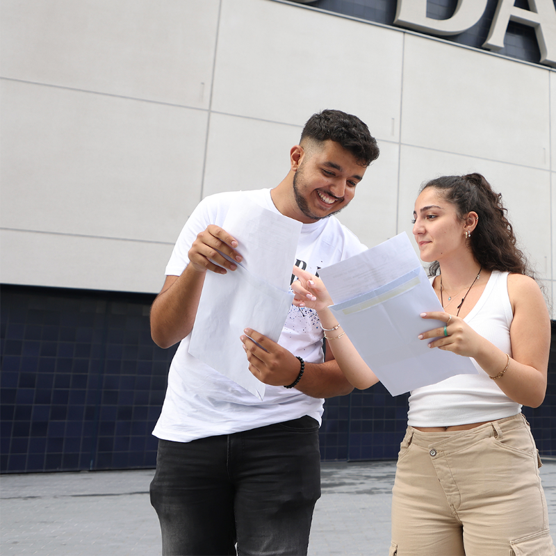SpursOfficial's tweet photo. 🙌 It's another set of outstanding A-level results for students at @LaeTottenham - the Club-sponsored Sixth Form college based on the @SpursStadium campus 💙