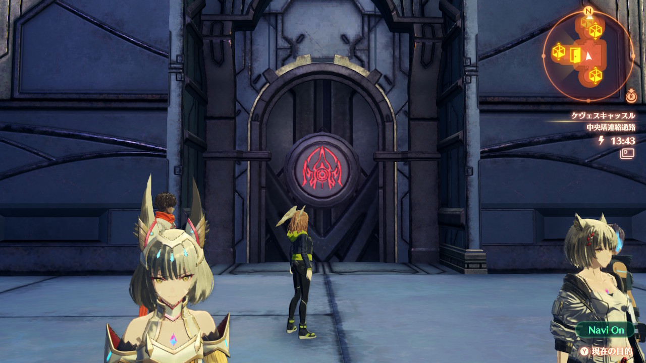 ネコ顔フェチ(ゲーム垢) on Twitter "ケヴェスキャッスル中央塔連絡通路の意味深な紋章が浮かんだドアは何？ ゼノブレイド3 