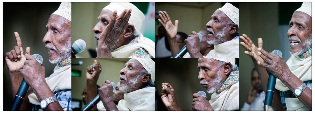 AAWaberi's tweet photo. Le grand poète #Hadraawi n'est plus, la langue somalie est orpheline. Paix à son âme. Mohamed Ibrahim Warsame Hadraawi has passed away. Might Allah bless him and grant him Jannah. https://t.co/1Z9LCGAQhy