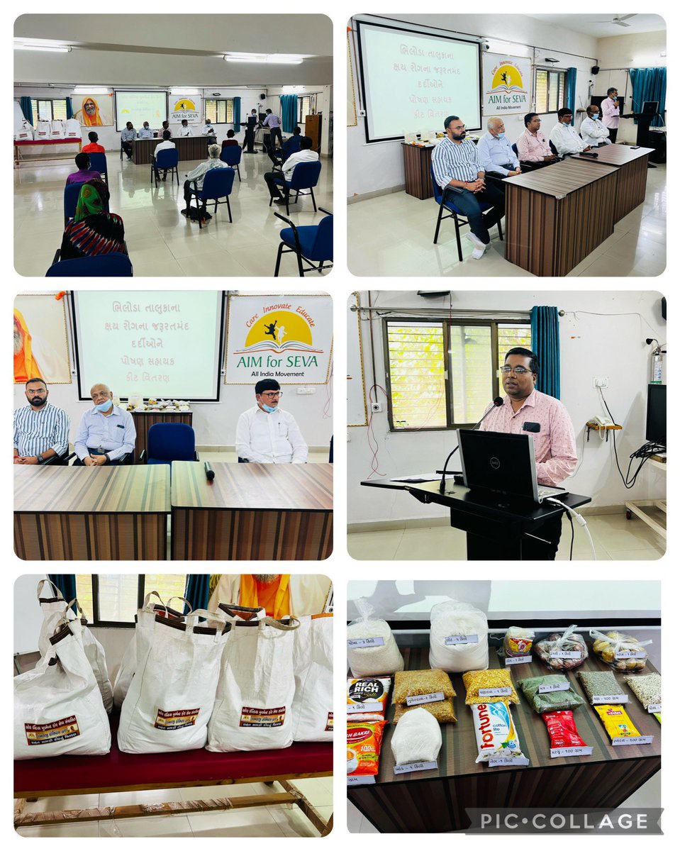 આજ રોજ શામળાજી હોસ્પિટલ ના ટ્રસ્ટી શ્રી કપિલભાઈ વ્યાસ દ્વારા community for tb support અંતર્ગત ભિલોડા તાલુકા ના 10 MDR દર્દી ઓ ને ન્યુટિશન કીટ પુરી પાડવામાં આવી હતી. તેમજ આગામી દિવસો માં ટીબી ના દર્દીઓ માટે સહાય કરવા પણ તેમને જણાવ્યું હતું. @CollectorArvali,<a href="/DdoArvalli/">DDO Arvalli Modasa</a>,<a href="/NtepGuj/">TB Mukt Bharat - Gujarat</a>,