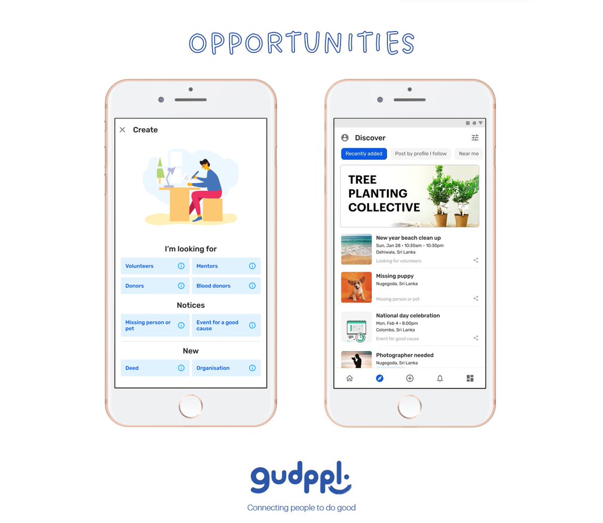 Post or find - opportunities to do good...

Check out the new and improved gudppl app. Sri Lanka's first and only social network dedicated for community service. 

play.google.com/store/apps/det…

apps.apple.com/nz/app/gudppl/…

#volunteering #volunteer #donate #gudppl