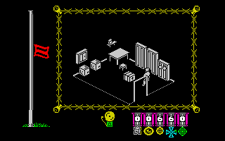 SirArturo3's tweet photo. En la época ya flipabamos mucho, pero es realmente impresionante que un #SpectrumZX pudiera albergar un juego como TheGreatEscape. Simplemente genial este juego en perspectiva isométrica, que nos proponía escapar de un campo de concentración! 
#Retrogames #PixelArt #Filmation https://t.co/jQehp6Y4DS