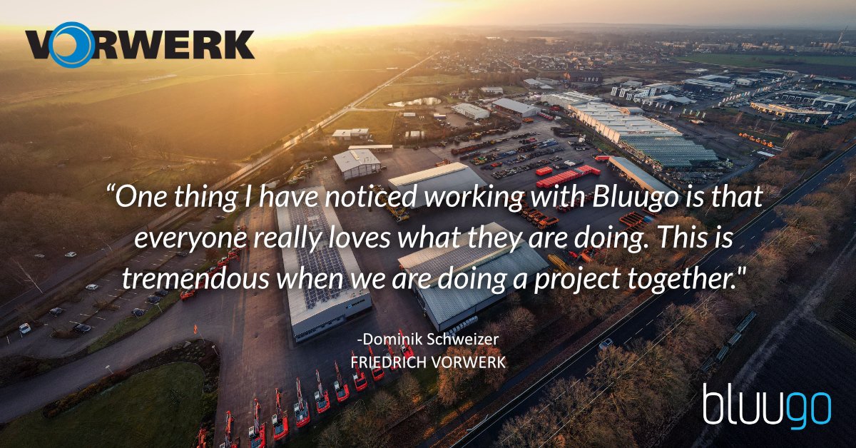 Last summer FRIEDRICH VORWERK, one of the leading companies in the European #EnergyTransition infrastructure, started a partnership with Bluugo to track, manage and maintain their #Construction equipment at numerous job sites across Europe. Read more: bluugo.fi/de/blog/refere…