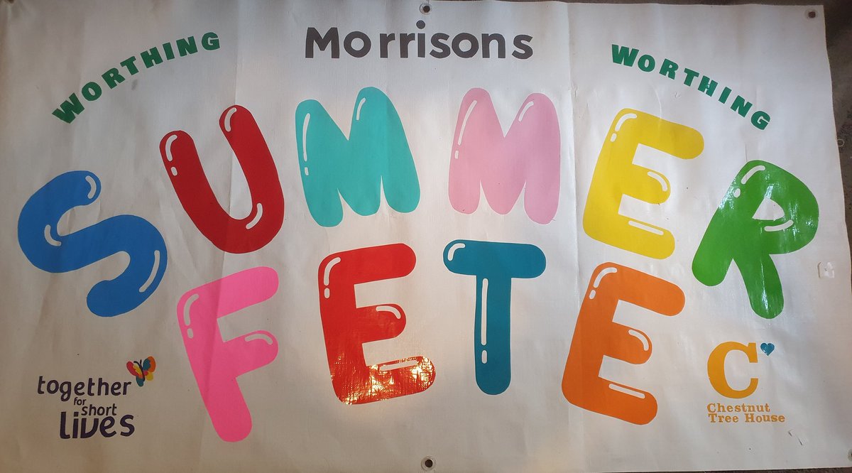 Don't forget our summer fete this Sunday 10-3 lots of stalls and games! Plus rides and ice creams all money raised in the community area goes to @chestnuttreehouse <a href="/Morrisons/">Morrisons</a>