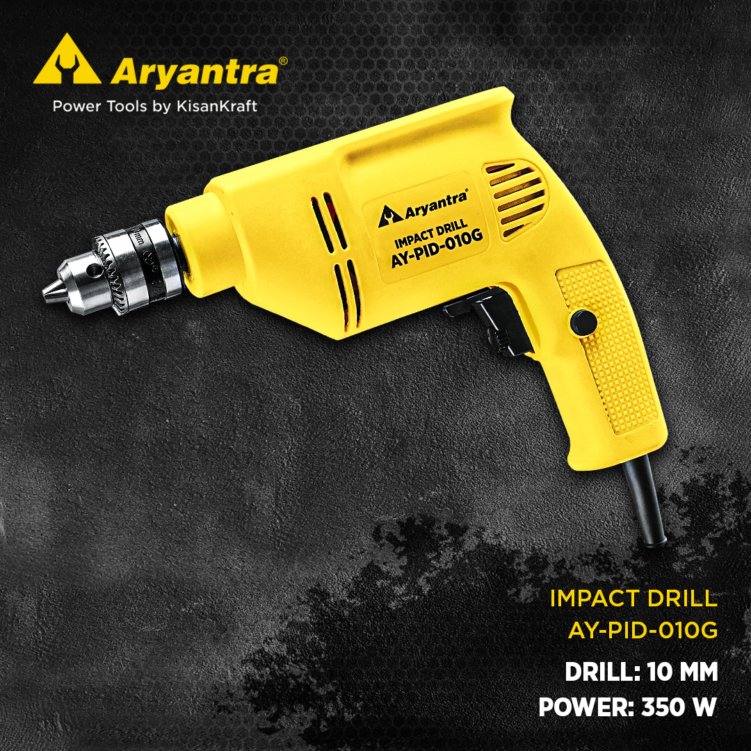 Kisankraft1's tweet photo. Aryantra AY-PID-010G is a 350W electrically powered Impact Drill with a rated speed of 4500RPM. Impact drills are used to Drill Holes on hard surfaces.
ππ§π¨π° ππ¨π«π @ https://t.co/wKz1KF3zgB
#impactdrill #drilling #aryantrapowertools #powertool #drillingtool #tools https://t.co/jvj5V59ggB